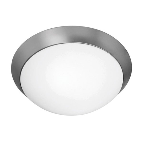 Or 20626LEDD-BS-OPL 15 in. Cobalt LED Brushed Steel Flush Mount Ceiling Light OR613689